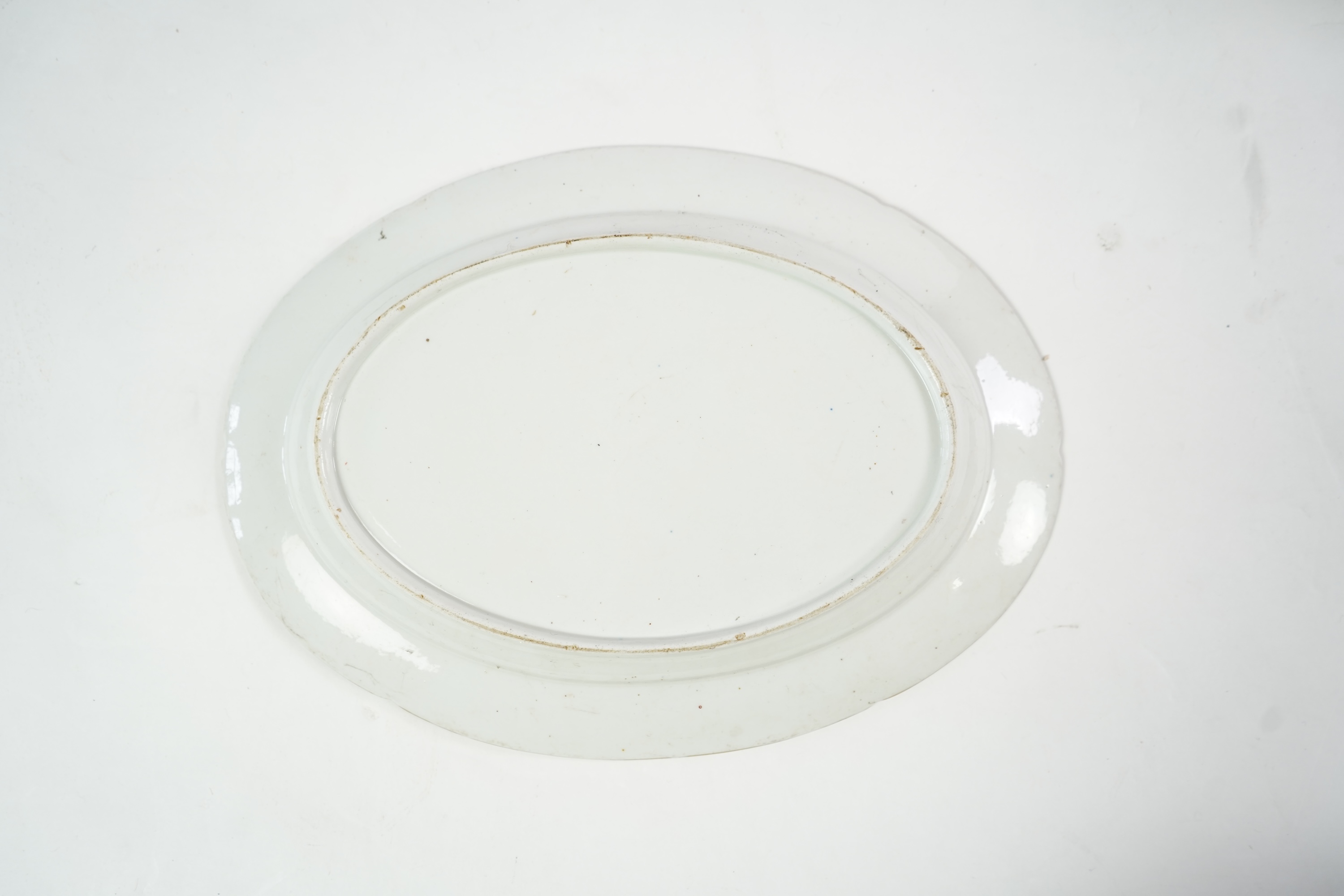 A Coalport Dollar pattern tureen and stand, c.1820